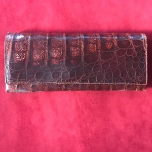 Vintage Snake Skin Clutch